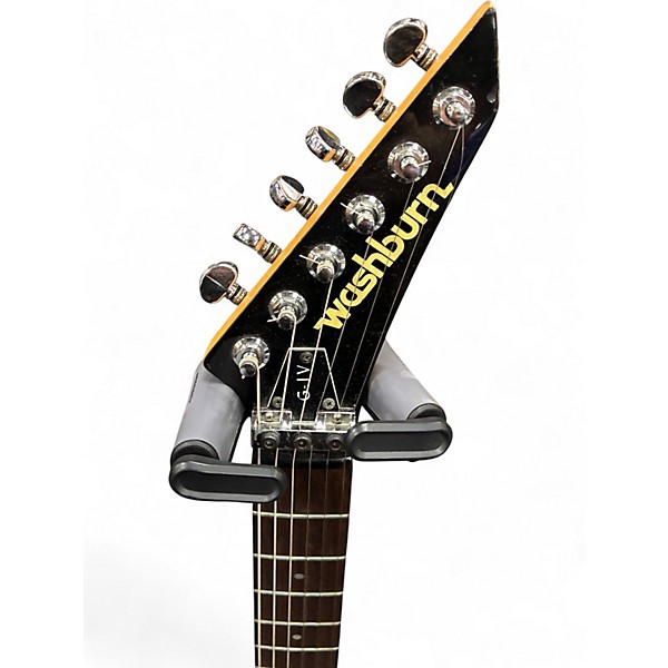 Used Washburn G IV Black Solid Body Electric Guitar