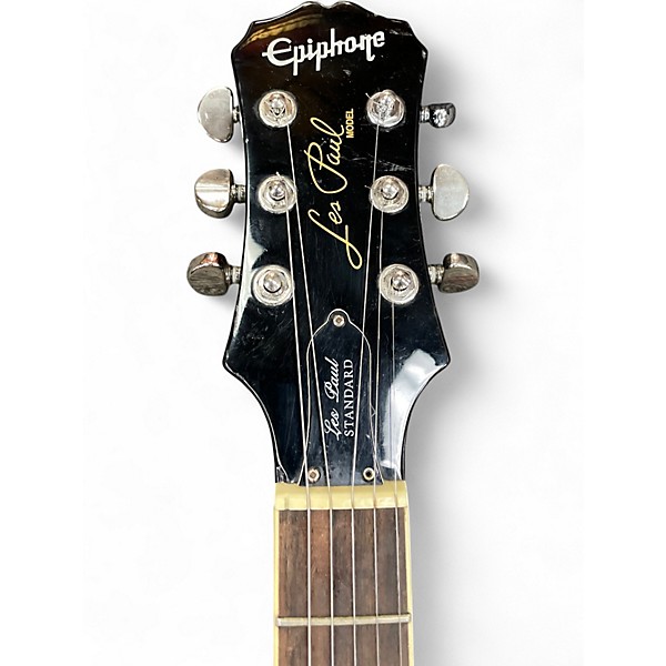 Used Epiphone Les Paul Standard BLACK Solid Body Electric Guitar