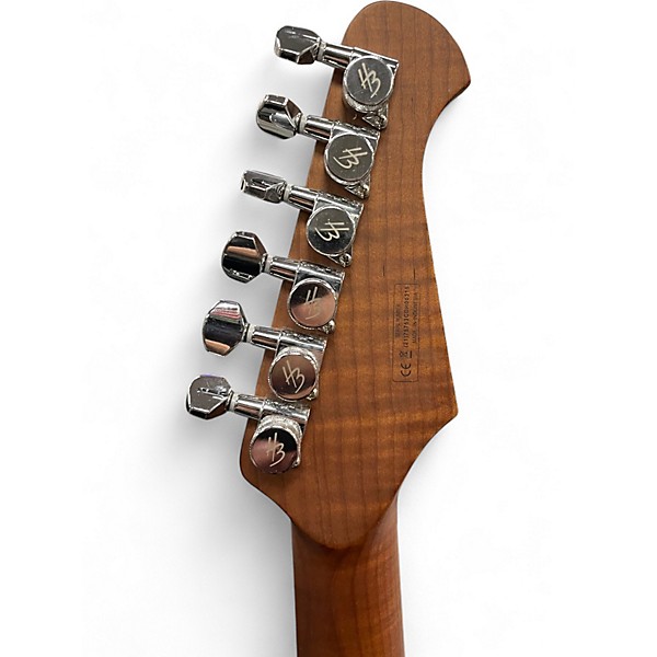 Used Harley Benton FUSION 3 HSH FLAMED BENGAL BURST Solid Body Electric Guitar