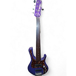 Used Seldon Ranger Purple Electric Bass Guitar