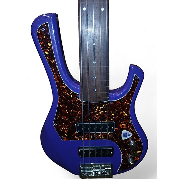 Used Seldon Ranger Purple Electric Bass Guitar
