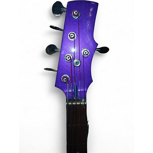 Used Seldon Ranger Purple Electric Bass Guitar