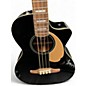 Used Fender Kingman Acoustic Electric Bass Black and Gold Acoustic Bass Guitar thumbnail