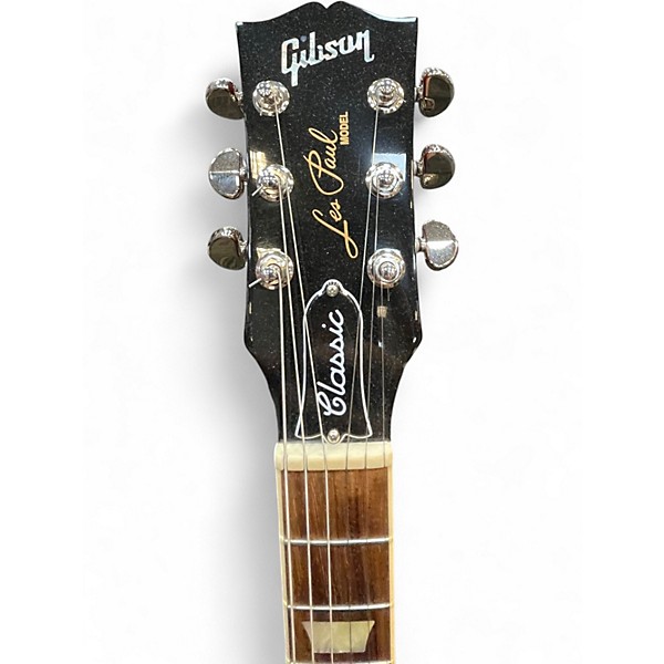 Used Gibson Les Paul Classic Trans Red Solid Body Electric Guitar