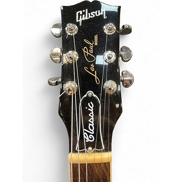 Used Gibson Les Paul Classic Blue Solid Body Electric Guitar
