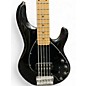 Used Ernie Ball Music Man Stingray 5 String Black Electric Bass Guitar