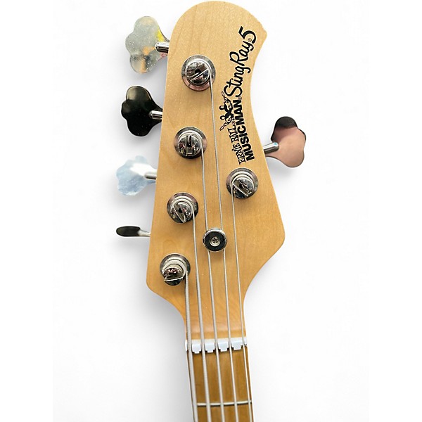 Used Ernie Ball Music Man Stingray 5 String Black Electric Bass Guitar