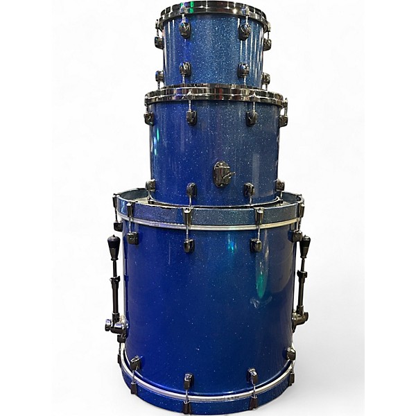 Used ddrum 3 Piece Dominion Maple Metallic Blue Drum Kit