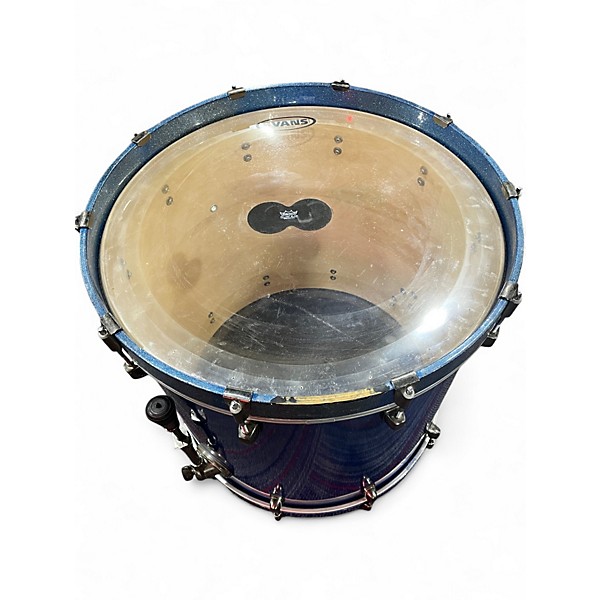 Used ddrum 3 Piece Dominion Maple Metallic Blue Drum Kit