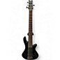 Used Schecter Guitar Research Stiletto Studio 6 String Trans Black Electric Bass Guitar thumbnail
