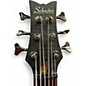 Used Schecter Guitar Research Stiletto Studio 6 String Trans Black Electric Bass Guitar