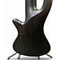 Used Schecter Guitar Research Stiletto Studio 6 String Trans Black Electric Bass Guitar