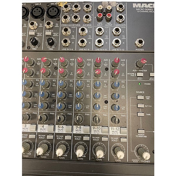 Used Mackie 1202VLZ Unpowered Mixer