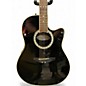 Used Ovation CC057 Celebrity Black Acoustic Electric Guitar