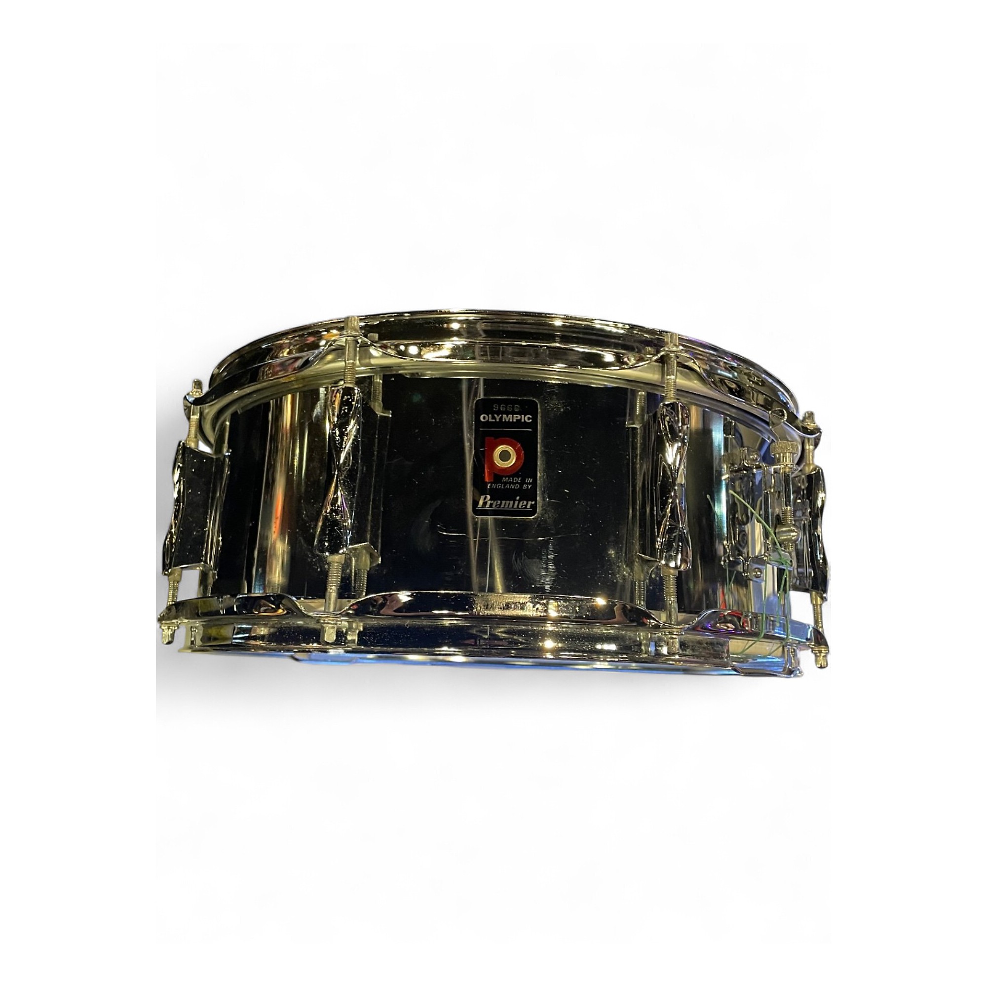 Used Premier 14in olympic snare chrome Drum chrome 33 | Guitar Center