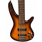 Used Ibanez SR375F 5 String Brown Burst Electric Bass Guitar thumbnail