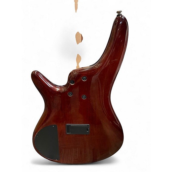 Used Ibanez SR375F 5 String Brown Burst Electric Bass Guitar