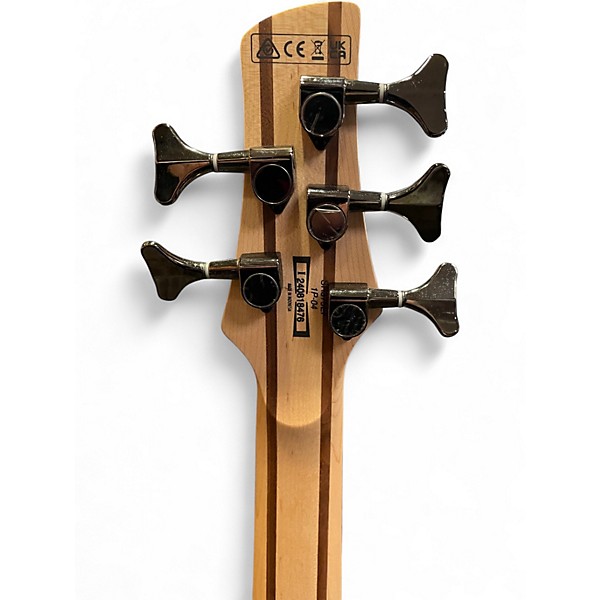 Used Ibanez SR375F 5 String Brown Burst Electric Bass Guitar