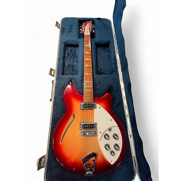 Vintage 1998 Rickenbacker 360 Fireglo Hollow Body Electric Guitar