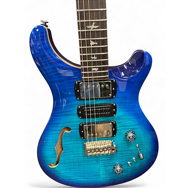 Used PRS SE Special Semi-Hollow Lake Blue Hollow Body Electric Guitar