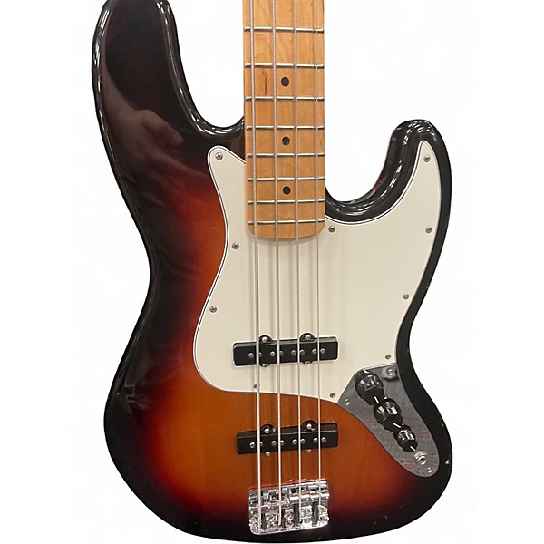 Used 2020 Fender Player Jazz Bass 3 Tone Sunburst Electric Bass Guitar