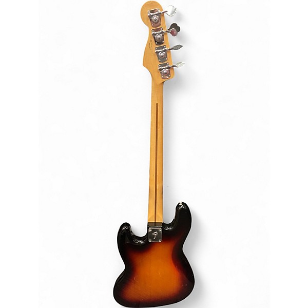 Used 2020 Fender Player Jazz Bass 3 Tone Sunburst Electric Bass Guitar