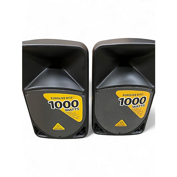 Used Behringer Eurolive B112W PAIR Powered Speaker