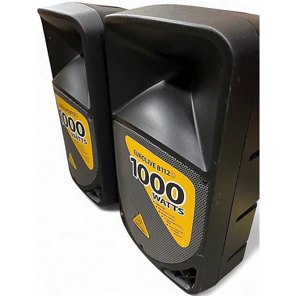 Used Behringer Eurolive B112W PAIR Powered Speaker