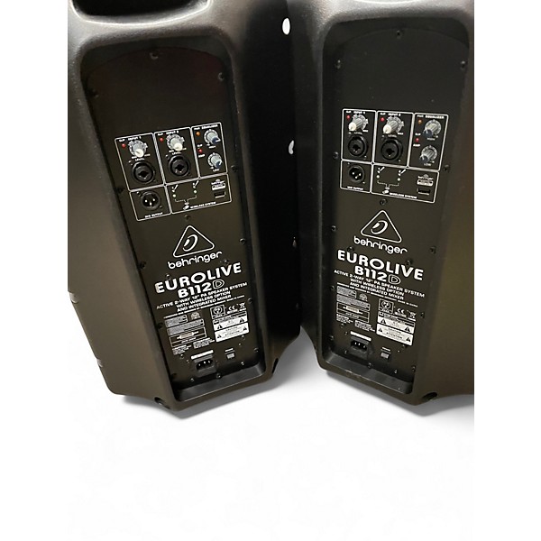 Used Behringer Eurolive B112W PAIR Powered Speaker