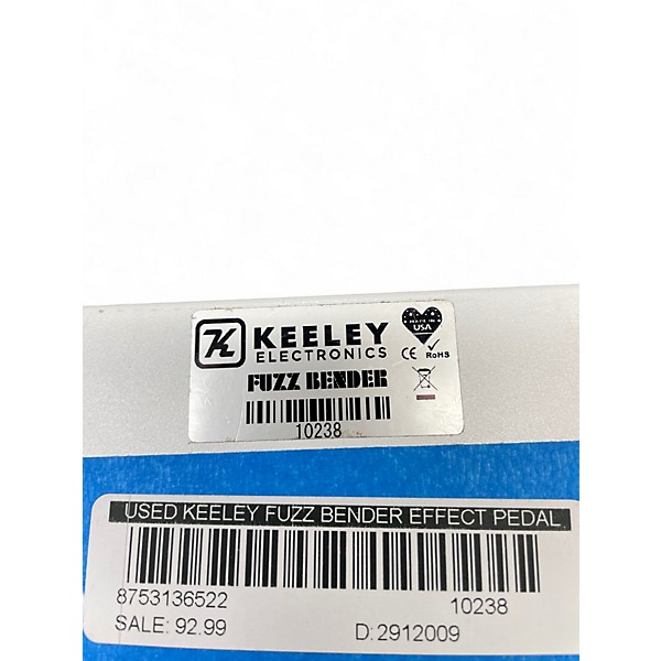 Used Keeley FUZZ BENDER Effect Pedal