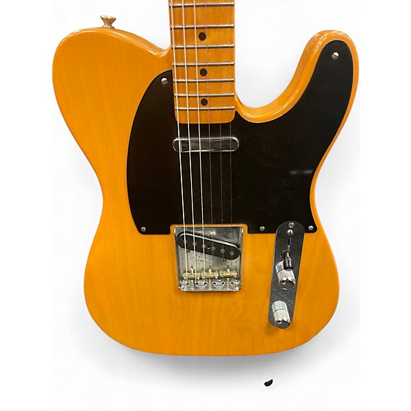 Used Fender AMERICAN VINTAGE 52 REISSUE TELECASTER Butterscotch Solid Body Electric Guitar