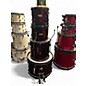 Used Gammon Percussion 4 Piece SHELL PACK Wine Red Drum Kit thumbnail