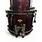 Used Gammon Percussion 4 Piece SHELL PACK Wine Red Drum Kit