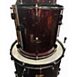 Used Gammon Percussion 4 Piece SHELL PACK Wine Red Drum Kit