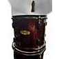 Used Gammon Percussion 4 Piece SHELL PACK Wine Red Drum Kit