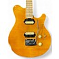 Used Sterling by Music Man Sub AX3 Axis Trans Gold Solid Body Electric Guitar thumbnail