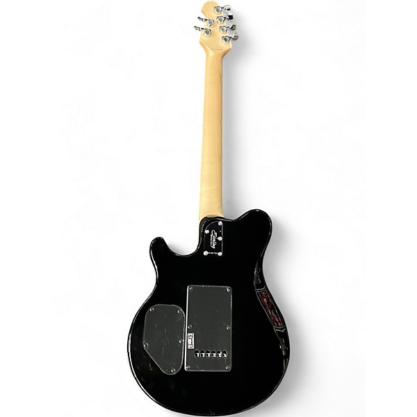 Used Sterling by Music Man Sub AX3 Axis Trans Gold Solid Body Electric Guitar