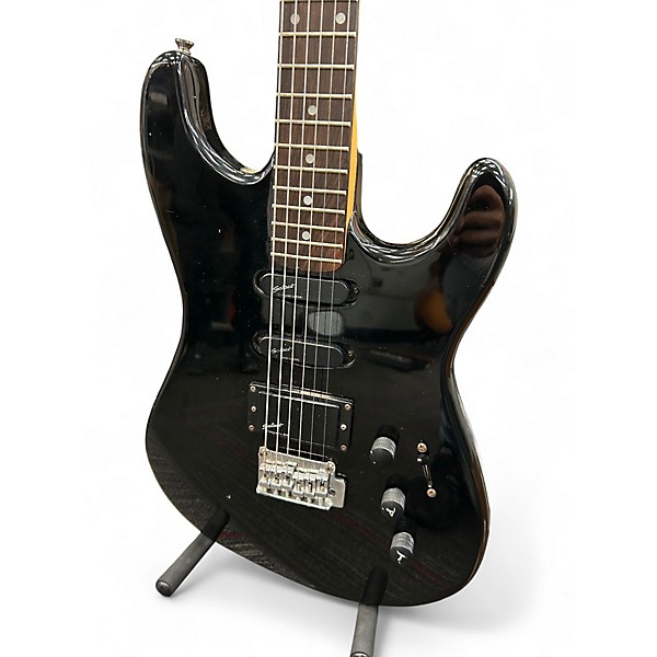 Used Madeira (by Guild) Mad Axe Black Solid Body Electric Guitar