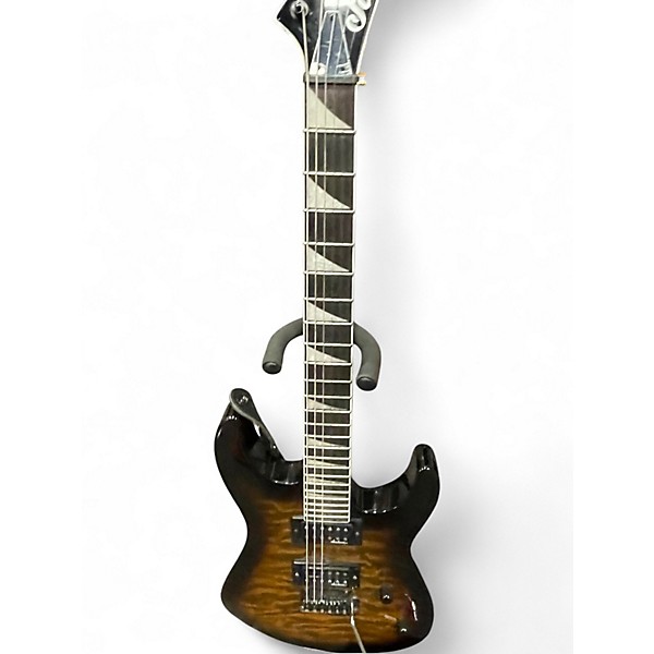 Used Jackson dinky dkq 2pt Tiger Eye Solid Body Electric Guitar