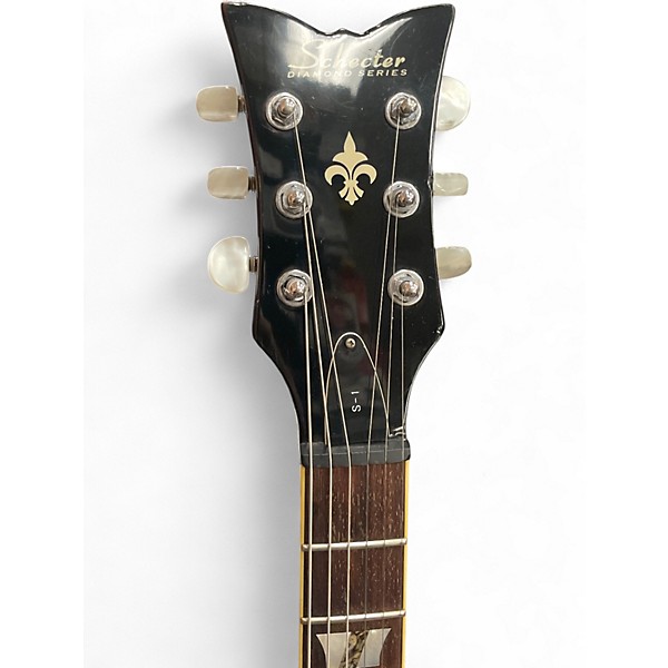 Used Schecter Guitar Research S1 DIAMOND SERIES CHERRY Solid Body Electric Guitar