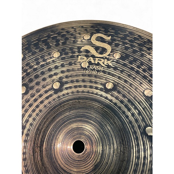 Used Zildjian 16in S DARK 16 IN CRASH Cymbal