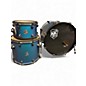Used SJC Drums 3 Piece PATHFINDER Moon Blue Drum Kit thumbnail