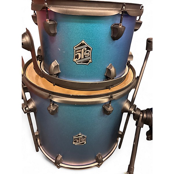 Used SJC Drums 3 Piece PATHFINDER Moon Blue Drum Kit