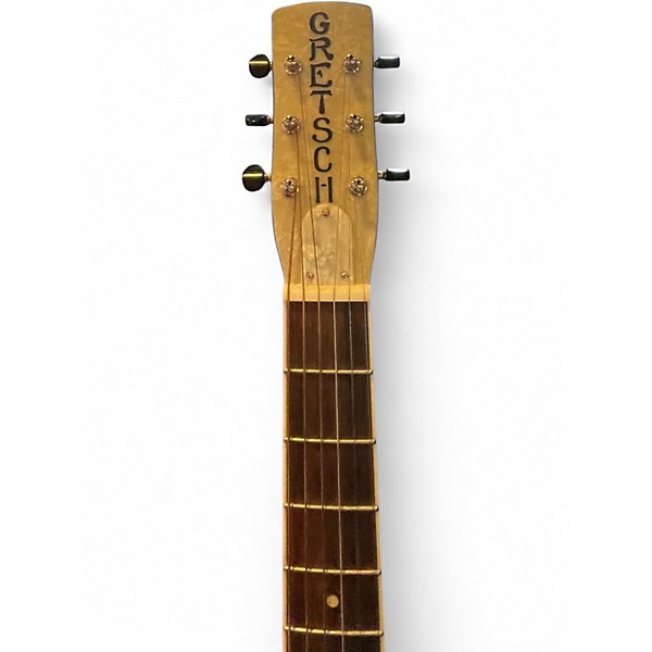 Used Gretsch Guitars G9220 Bobtail Round Neck 2 Color Sunburst Resonator Guitar