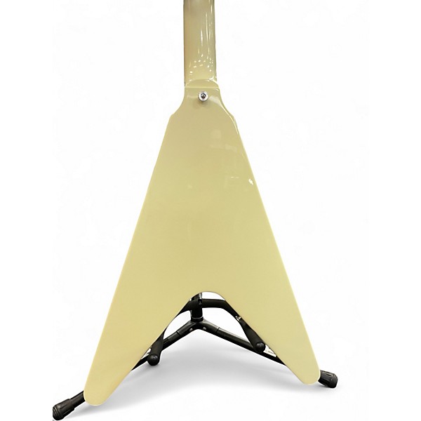 Used 2023 Gibson 70'S FLYING V Classic White Solid Body Electric Guitar