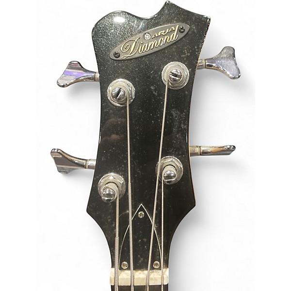 Used Aria DIAMOND BASS Black Electric Bass Guitar