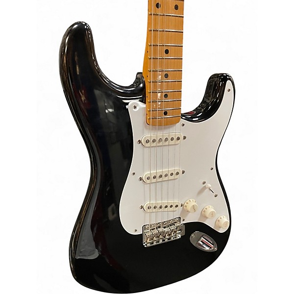 Used Fender Vintera 50s Stratocaster Black Solid Body Electric Guitar