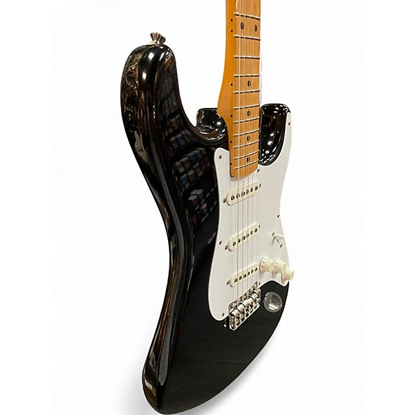 Used Fender Vintera 50s Stratocaster Black Solid Body Electric Guitar