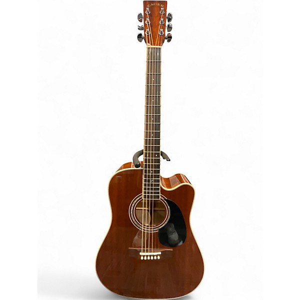Used Zager zad-50ce/mhgy mahogany Acoustic Electric Guitar