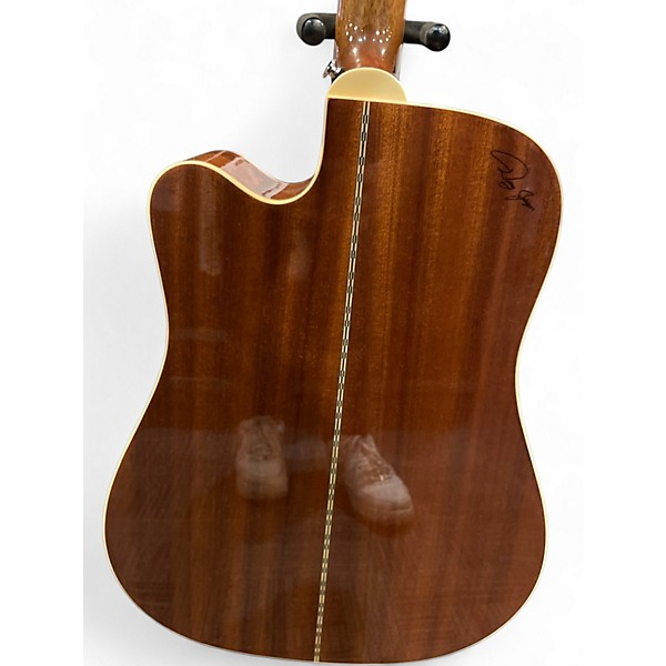 Used Zager zad-50ce/mhgy mahogany Acoustic Electric Guitar